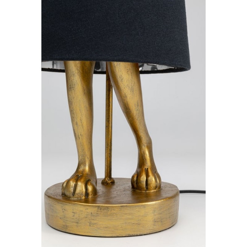 Table Lamp Animal Rabbit Gold/Black 68cm